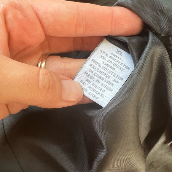 Dressbarn Beaded Blazer Jacket Elegant Sequins Bead Embroidery Black XL - Picture 6 of 6